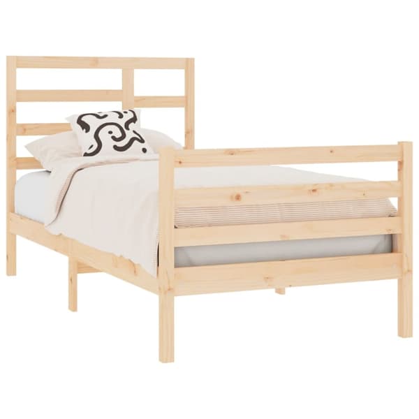 sengeramme 75x190 cm massivt træ