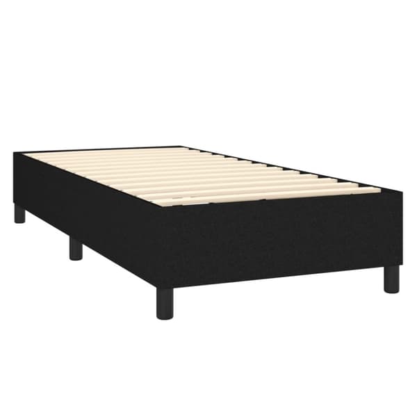 sengeramme 100x200 cm stof sort
