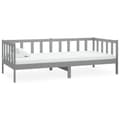 Miniatyrbillede 4 af 10: daybed med madras 90x200 cm massivt fyrretræ grå