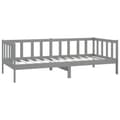 Miniatyrbillede 5 af 10: daybed med madras 90x200 cm massivt fyrretræ grå