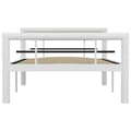 Miniatyrbillede 3 af 6: sengestel 90x200 cm metal hvid og sort