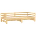 Miniatyrbillede 6 af 9: daybed med udtræk 2x(90x200) cm massivt fyrretræ