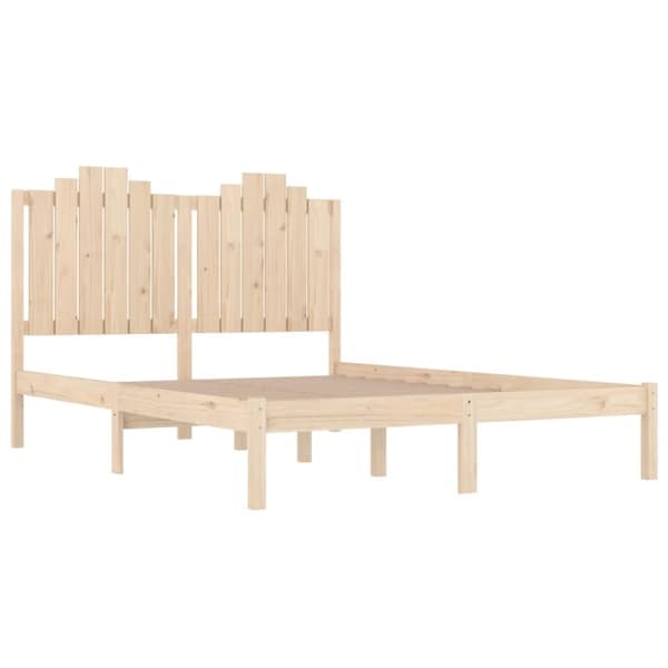 sengeramme 200x200 cm massivt fyrretræ
