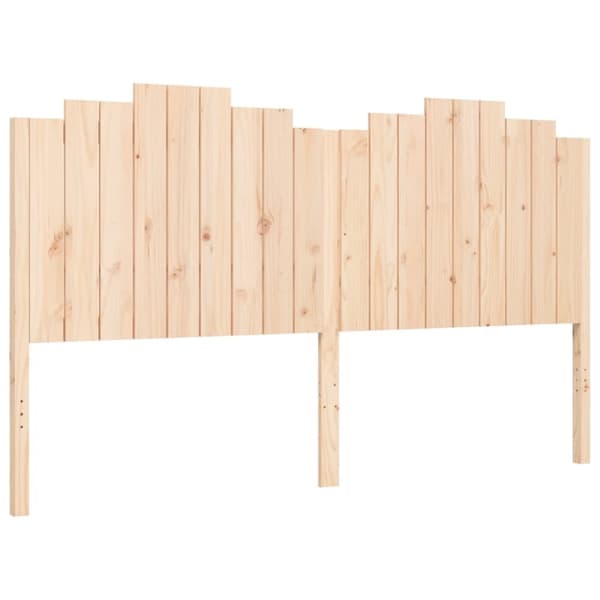sengeramme med sengegavl 180x200 cm massivt træ