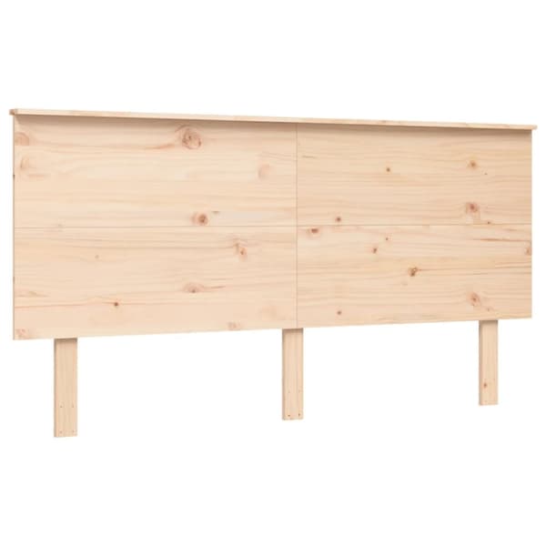 sengeramme med sengegavl 160x200 cm massivt træ