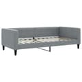 Miniatyrbillede 6 af 10: daybed med udtræk 100x200 cm stof lysegrå
