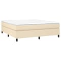 Miniatyrbillede 3 af 9: sengeramme 160x200 cm stof cremefarvet