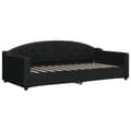Miniatyrbillede 6 af 10: daybed med udtræk 90x200 cm stof sort