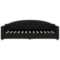 Miniatyrbillede 7 af 10: daybed med udtræk 90x200 cm stof sort