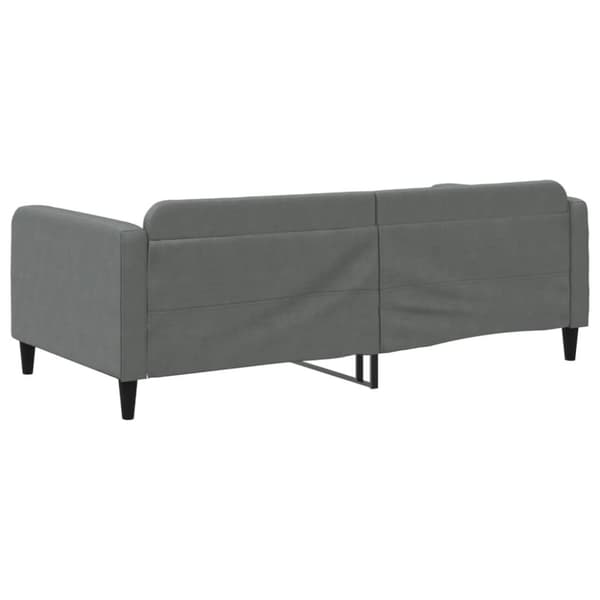 daybed 100x200 cm stof mørkegrå