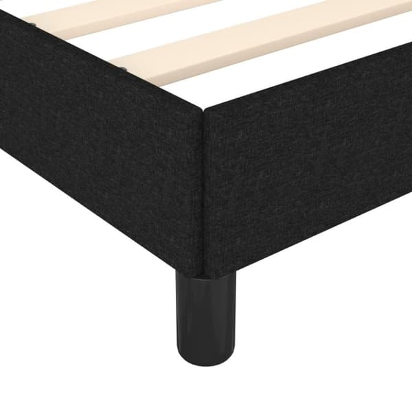 sengeramme 100x200 cm stof sort