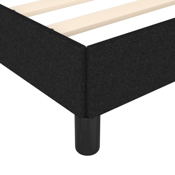 sengeramme uden madras 180x200 cm stof sort