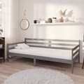 Miniatyrbillede 1 af 10: daybed med madras 90x200 cm massivt fyrretræ grå