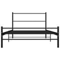 Miniatyrbillede 3 af 7: sengestel 90 x 200 cm metal sort