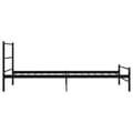 Miniatyrbillede 4 af 7: sengestel 90 x 200 cm metal sort