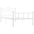 Miniatyrbillede 2 af 6: sengestel 90x200 cm metal hvid