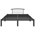 Miniatyrbillede 3 af 7: sengestel 140x200 cm metal sort