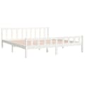 Miniatyrbillede 4 af 9: sengeramme 160x200 cm massivt træ hvid