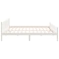 Miniatyrbillede 6 af 9: sengeramme 160x200 cm massivt træ hvid