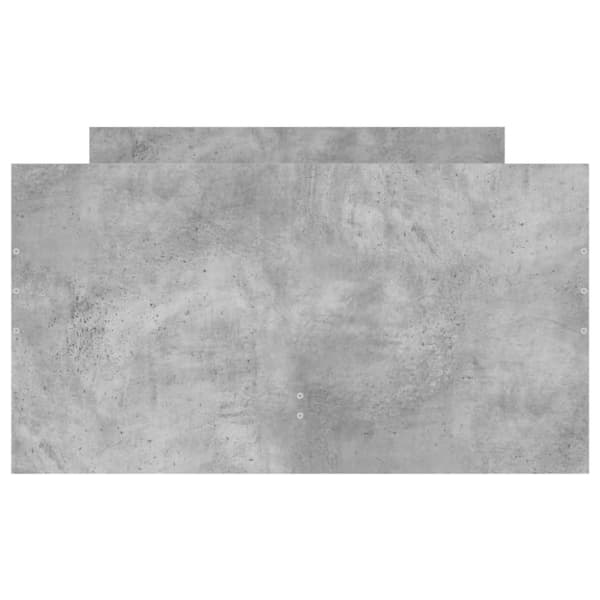 Sängynrunko laatikoilla betoninharmaa 90x200 cm