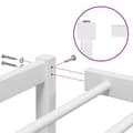 Miniatyrbillede 8 af 9: sengeramme 120x200 cm metal hvid