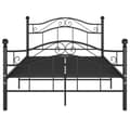 Miniatyrbillede 3 af 8: sengestel 120x200 cm metal sort