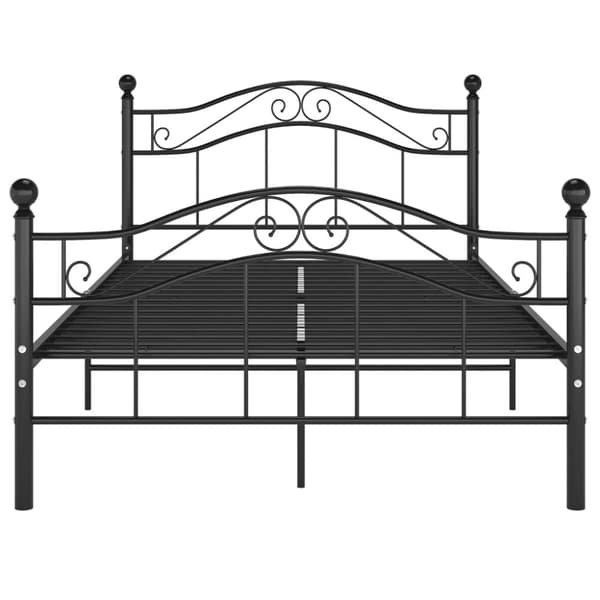 sengestel 120x200 cm metal sort
