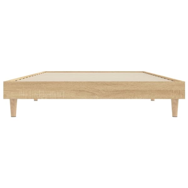 sengeramme 100x200 cm uden madras konstrueret træ sonoma-eg