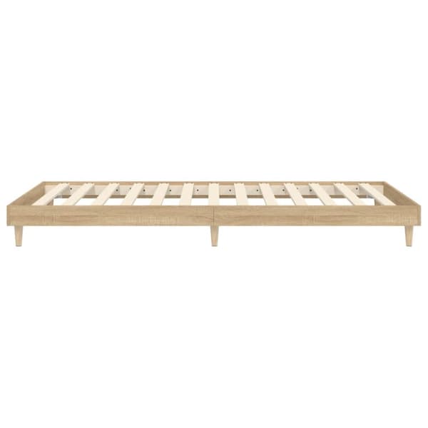 sengeramme 100x200 cm uden madras konstrueret træ sonoma-eg