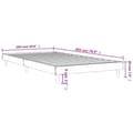 Miniatyrbillede 9 af 9: sengeramme 100x200 cm uden madras konstrueret træ sonoma-eg