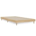 Miniatyrbillede 2 af 9: sengeramme 100x200 cm uden madras konstrueret træ sonoma-eg