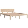 Miniatyrbillede 3 af 8: sengeramme 150x200 cm massivt træ