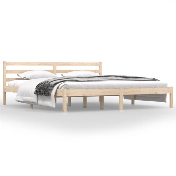 sengeramme 180x200 cm massivt fyrretræ