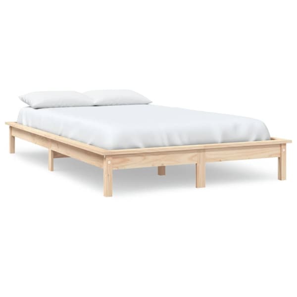 sengeramme 180x200 cm massivt fyrretræ