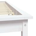 Miniatyrbillede 7 af 9: sengeramme 140x200 cm massivt fyrretræ hvid