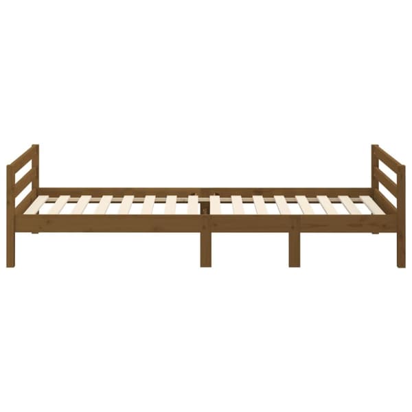 Dagbädd honungsbrun 75x190 cm massiv furu