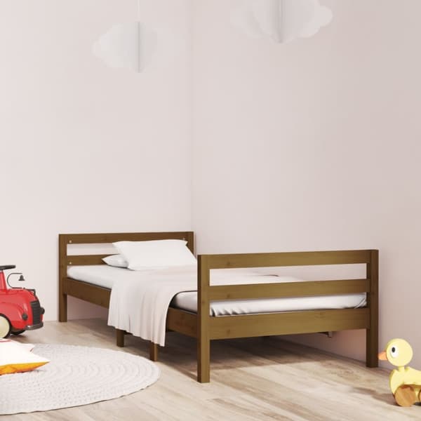 Dagbädd honungsbrun 75x190 cm massiv furu