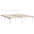 Miniatyrbillede 2 af 6: sengestel 200x200 cm metal hvid