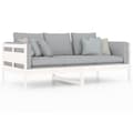 Miniatyrbillede 7 af 10: daybed massivt fyrretræ hvid 90x190 cm