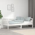 Miniatyrbillede 1 af 10: daybed massivt fyrretræ hvid 90x190 cm