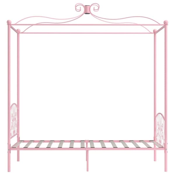 Katossänky runko, pinkki, metalli, 100 x 200 cm