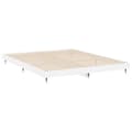 Miniatyrbillede 5 af 9: sengestel 120x200 cm konstrueret træ hvid højglans