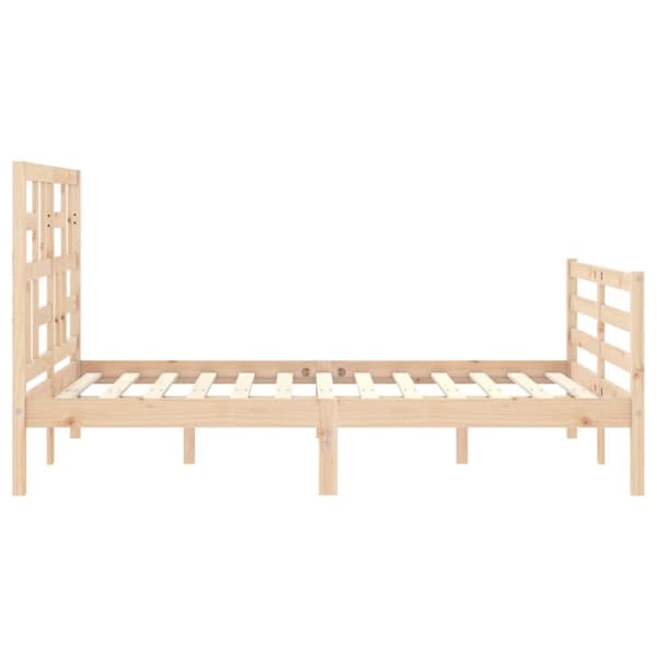 Sängynrunko päädyllä Small Double täysi puu
