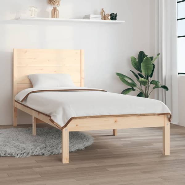 sengeramme 90x200 cm massivt fyrretræ