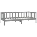 Miniatyrbillede 5 af 10: daybed med madras 90x200 cm massivt fyrretræ grå