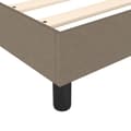 Miniatyrbillede 7 af 9: sengeramme 140x200 cm stof gråbrun
