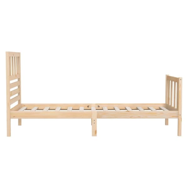 Sängram massivt trä 75x190 cm
