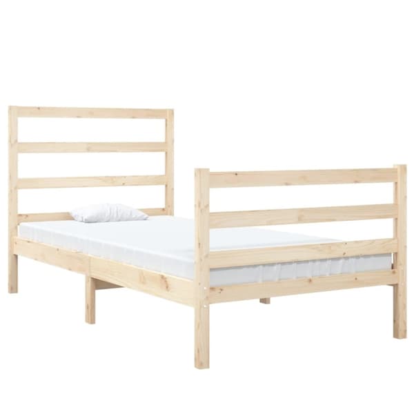 sengeramme 90x190 cm massivt fyrretræ