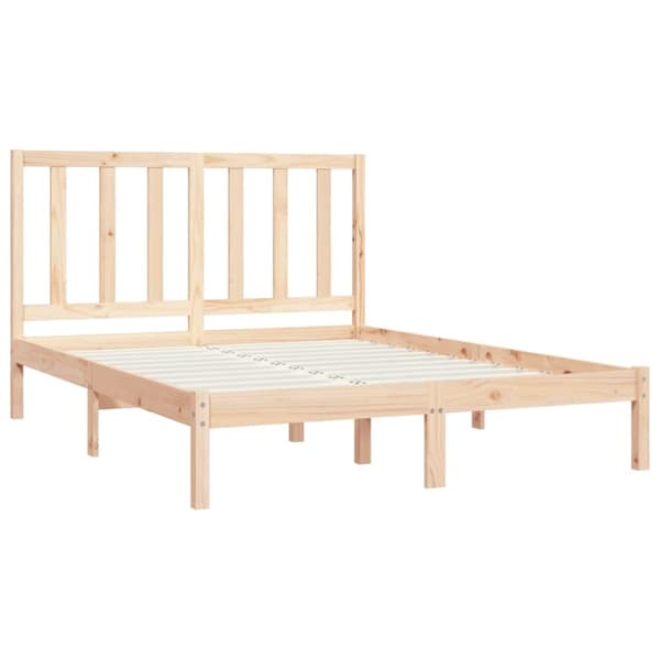 sengeramme 140x190 cm massivt fyrretræ