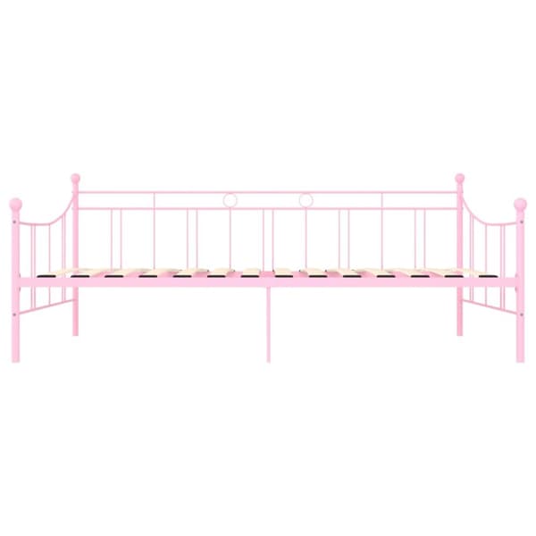 stel til daybed 90x200 cm metal pink